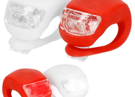 Fietslamp | Fietslicht | Fietsverlichting | Achterlicht fiets | Wit/Rood