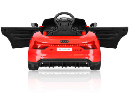 Elektrische AUDI RS E-Tron GT - Elektrische Auto - 12 V Accu - AUX - Aangedreven - Afstandsbediening - Kunststof - Metaal - Zwart - Rood