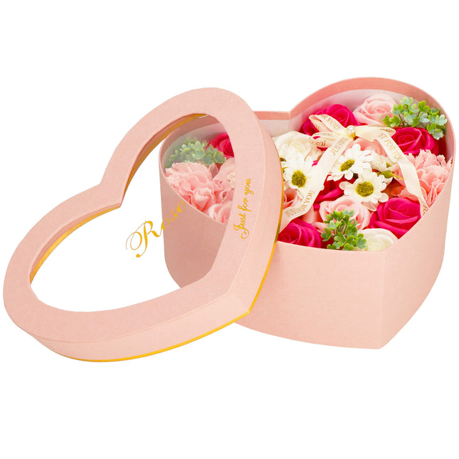 Zeeprozen Eeuwige Roos - Geschenkdoos - Geschenkbloem - Valentijnsdag - Liefde - Hart