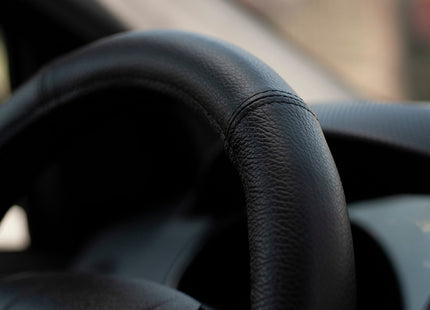 Carpassion Stuurhoes - Steering Cover - Leer - Ø 47-49 CM