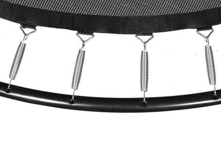 Trampoline | Trampoline met Binnen Veiligheidsnet | Tuin | 305 tot 312 cm | Zwart met Gele Elementen