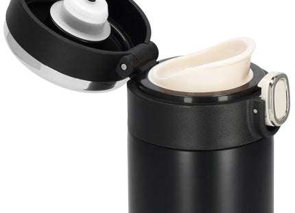 Thermosfles - Thermoskan - LCD- Display - 350 ML - RVS - Zwart