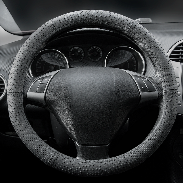 Carpassion Stuurhoes - Steering Cover - Leer - Ø 42-44 CM
