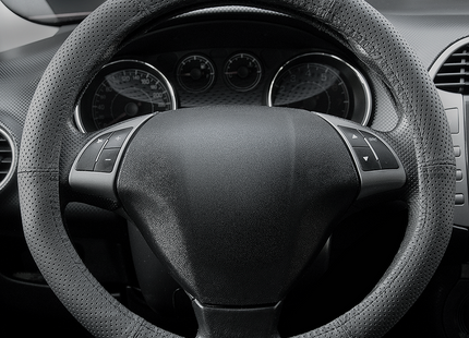Carpassion Stuurhoes - Steering Cover - Leer - Ø 39-41 CM