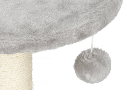 Krabpaal - 2 Etages - Voor Katten - Meubelbescherming - 35 x 34,5 x 47 cm - Grijs/Beige