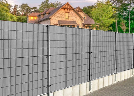 Vlechtband | Privacyfolie | Vlechtband Voor Tuinafsluiting | PVC | 35 m | 450 g/m² | Grijs