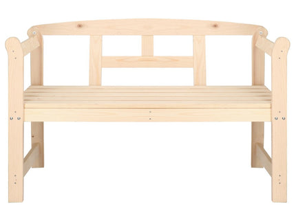 Tuinbank | Tuinbankje | Zitbank Buiten | Naaldhout | 119 x 78 x 45 cm | Licht