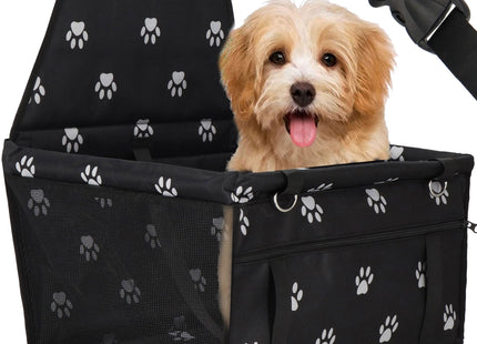 Autostoel Hond - Hondenmand Auto - Reisbench - Opvouwbaar - Hondenpootjes
