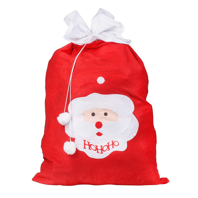 Kerstzak | Cadeautas | Rood/Wit