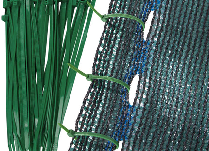 Zichtbreeknet | Rol 1,5 x 25 m | 95 % Schaduw | 185g/m2 | Groen