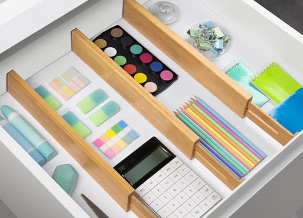 Lade Verdeler - Organizer - Verdeler - Bamboe - Lichtbruin - 4 Stuks