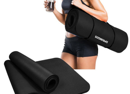 Yoga Mat | 60 x 180 x1 cm | Zwart
