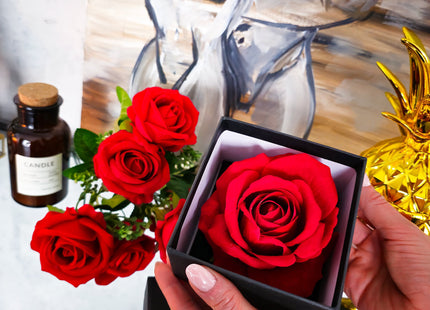 Eeuwige Roos - Geschenkdoos - Geschenkbloem - Liefde - Valentijnsdag - Zwart