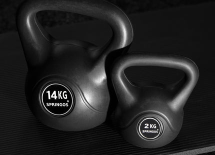 Kettlebell | Zwart | 14 kg