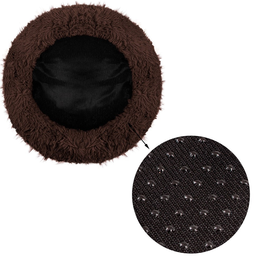 Hondenmand Donut | 90 cm | Donker Bruin