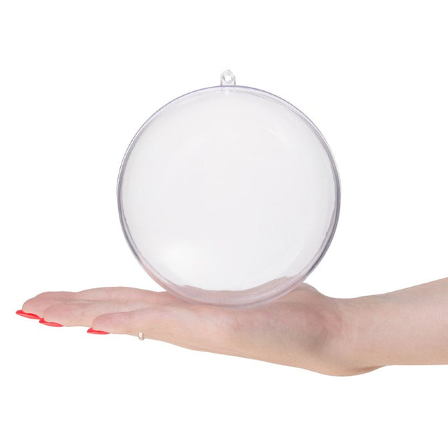 Hobby/DIY Kerstbal | 1 Stuk | 11 cm | Transparant