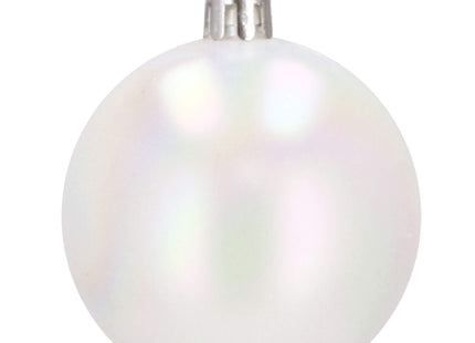 Kerstballen | 30 Stuks | 6/5/4 cm | Wit