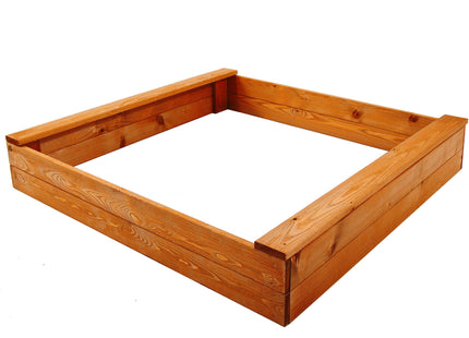 Zandbak -  120 X 120 CM - Met Bank - Inclusief Gronddoek - Geïmpregneerd