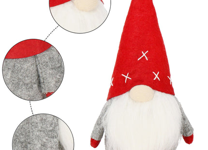 Kerstkabouter | Gnome | Gnoom | Zittend | 1 Stuk | 27 cm