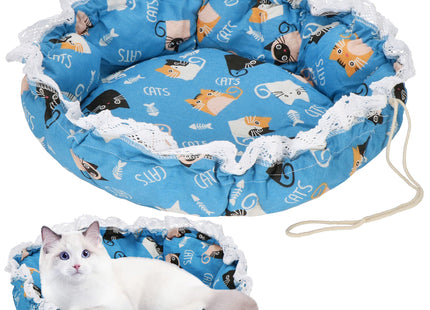 Kattenmand | Cats | Huisdier bed |  Polyester | 73 cm | Blauw
