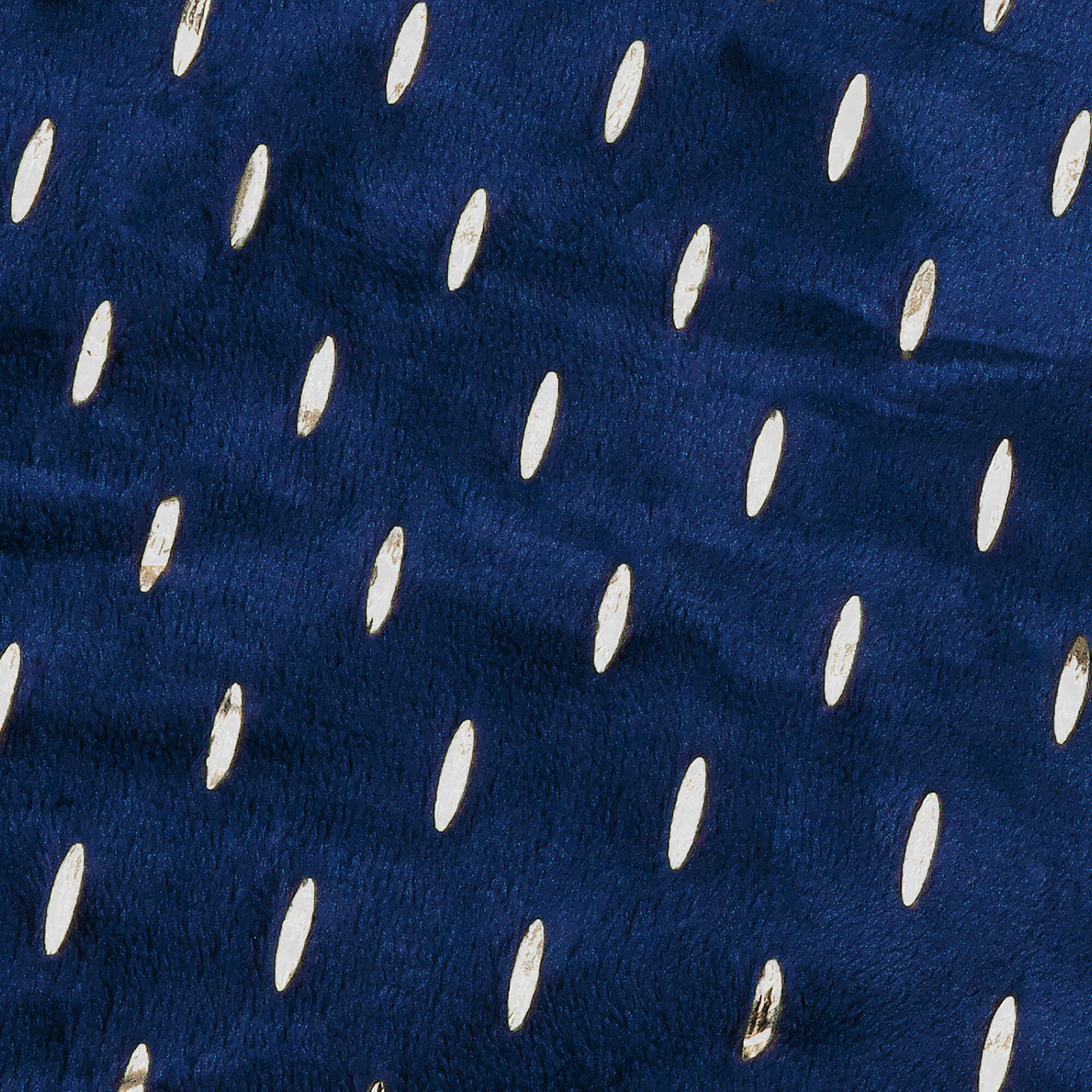 Plaid | Sprei | Deken | 200 x 150 cm | Pluche | Blauw/ Goud