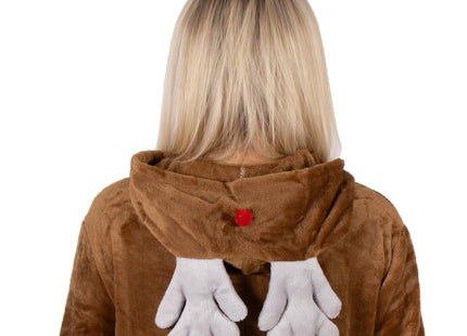 Onesie | Rendier | Maat S | Bruin