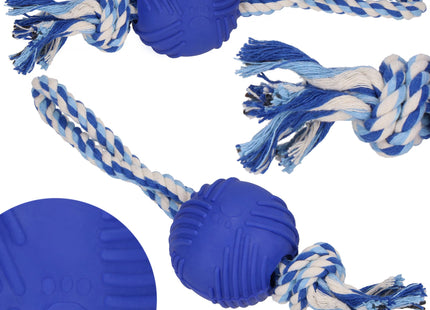 Hondenspeelgoed - Kauwbeen - Apporteren -Honden - Speeltje -Blauw - Rubber