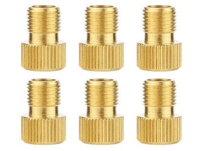 Verloopnippels Fietspomp | Fietspomp | 36 Stuks | Universeel | Goud/Zwart