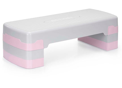Aerobic Stepper | Verstelbaar | Grijs/Roze | 350 KG