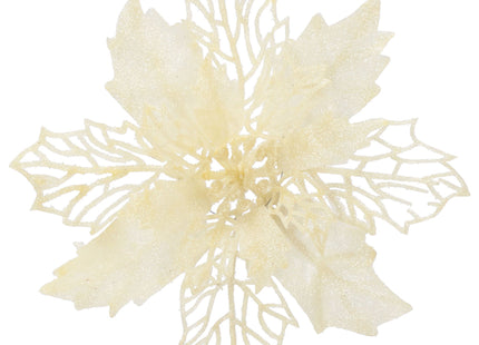 Kerstster - Ster van Bethlehem - Kerstbloem - Glitters - Semi - Transparant