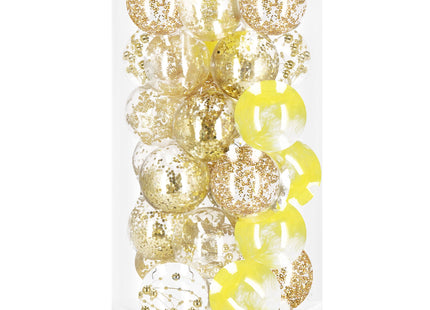 Kerstballen | 30 Stuks | Goud/ Geel