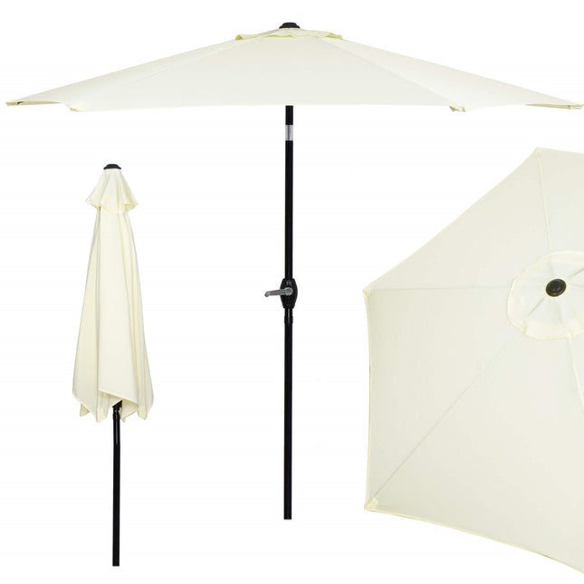 Parasol | Parasols | Kantelbaar | Met Ventilatie | Lichtgeel | 250 cm