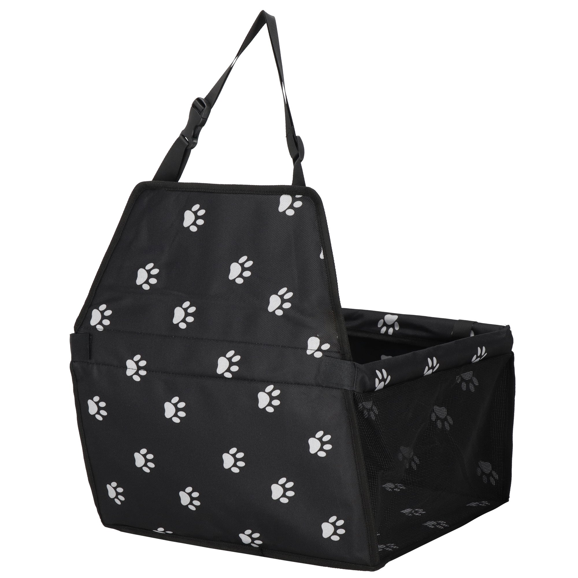 Autostoel Hond - Hondenmand Auto - Reisbench - Opvouwbaar - Hondenpootjes