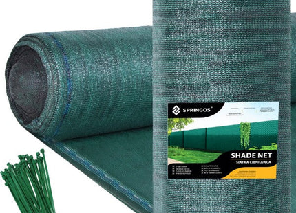 Zichtbreeknet | Zichtdoek | Privacynet | Schaduwdoek | Rol 1 x 50 m | 90 % Schaduw | 140g/m² | Groen