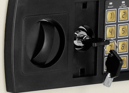 Kluis | Cijferslot | Kluisje met Cijferslot | 31 x 20 x 20 cm | Beige