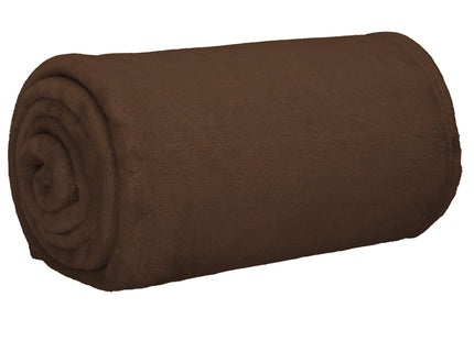 Plaid | Sprei | Deken | 150 x 200 cm | Bruin