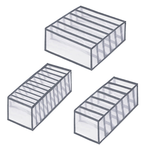 Grijze lade organizer met vakken