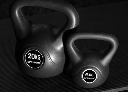 Kettlebell | Zwart | 20 kg