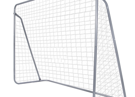 Voetbaldoel | Staal | Met Trainingsmat | Trainen | 240 x 170 | Grijs/Blauw