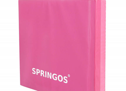 Fitnessmat | 3 Delig | 180 x 60 x 5.5 cm | Roze