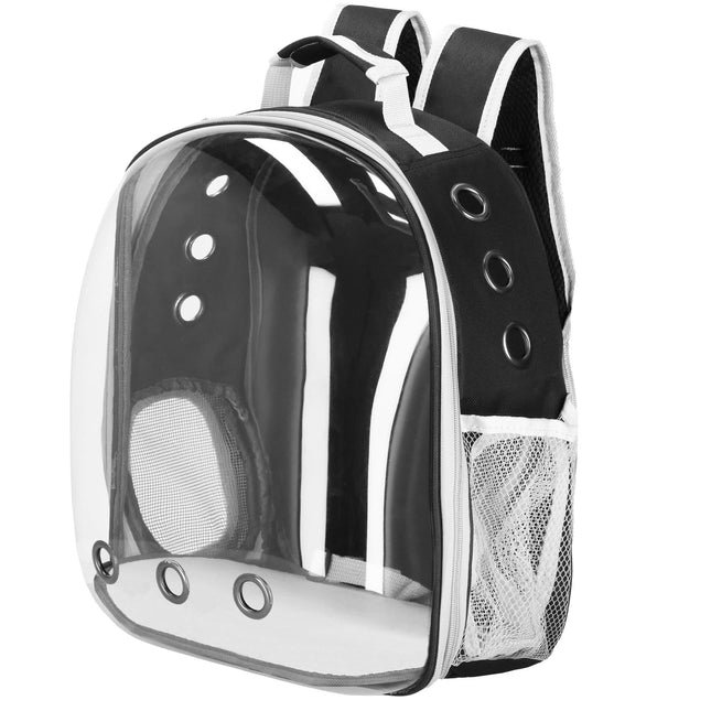 Rugzak voor Huisdieren - Reisrugzak - Draagtas - Transporttas - Huisdieren - Kat - 40 x 32 x 22 cm - Grijs