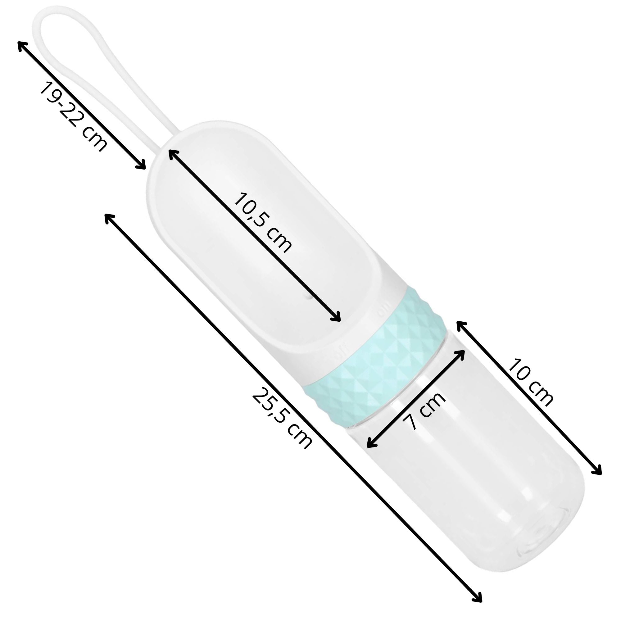 Drinkbak - Waterreisfles - Voor Honden - Waterfles - Reizen - 350 ML