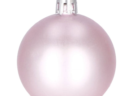 Kerstballen | 20 Stuks | 6 cm | Roze