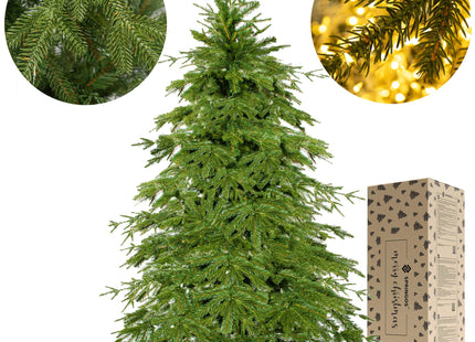 Kunstkerstboom | Natuurlijk Sparrenhout | 120 cm | Zonder Verlichting