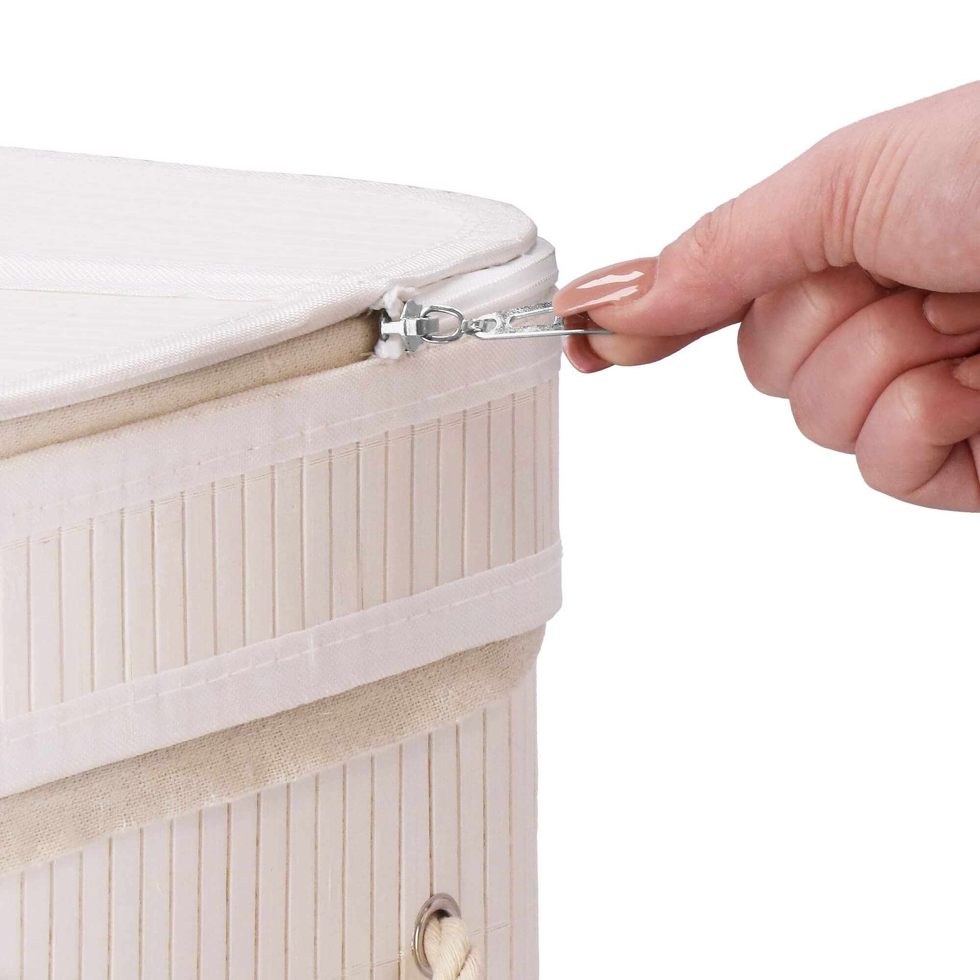 Wasmand | 100 Liter | 2 Vakken | Lights | Darks | Wit