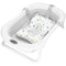 Opvouwbaar Baby Bad - Opvouwbaar - Draagbaar - Met Stop - Thermometer - Kussen - Tot 12 Maanden - 40 L - Wit - 79 x 49 x 22 cm