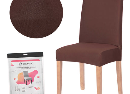 Stoelhoes - Voor Eetkamerstoelen - Met Stretch - Bruin