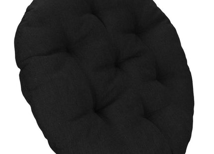 Kussen Hangstoel | Tuinkussen | Binnen & Buiten | 53 cm | Zwart