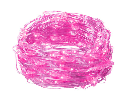 Draadverlichting Kerstboomverlichting - 20 LED - Microdraden - 1.9 M - Roze
