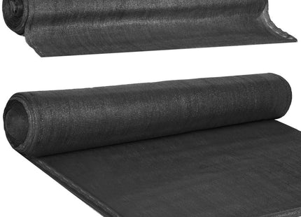 Zichtbreeknet | Zichtdoek | Privacynet | Schaduwdoek | Rol 1,5 x 50 m | 63 % Schaduw | 65g/m² | Antraciet